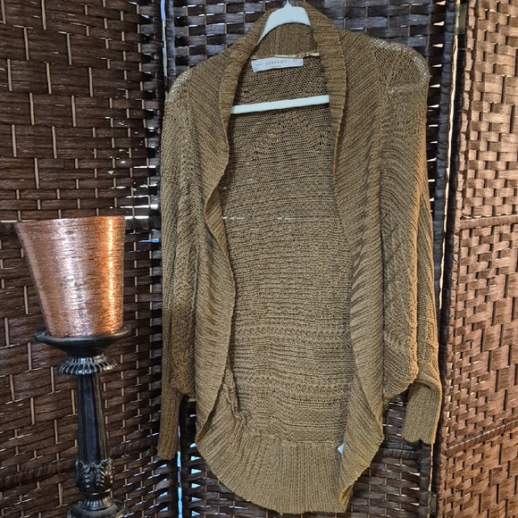Zara Brown Open-Front Cardigan - Picture 1 of 2